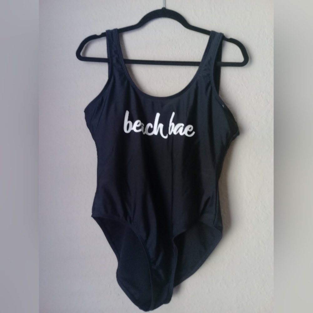 No Boundaries Black Women's Junior Swimsuit Size L